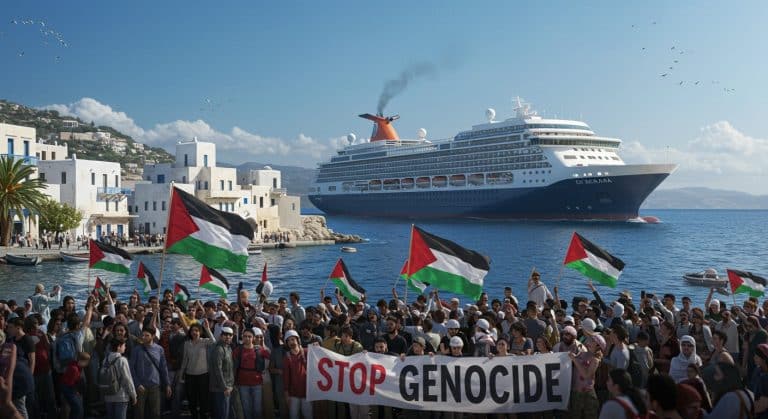 Navire Israélien Dérouté : Tensions à Syros