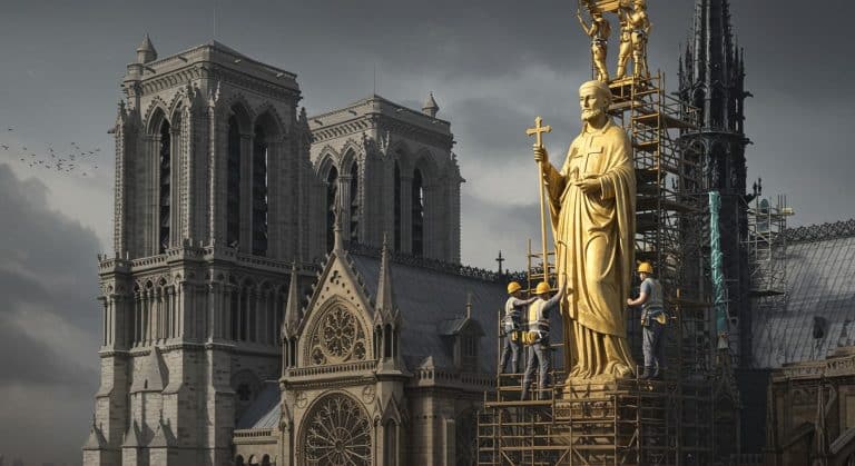Notre-Dame : La Flèche Retrouve Sa Splendeur d’Antan