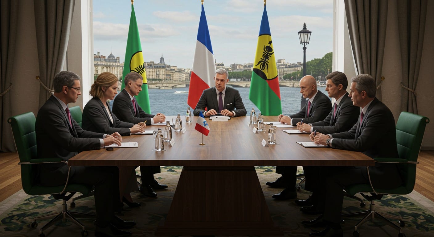 Emmanuel Macron réunit loyalistes et indépendantistes en France pour négocier la paix en Nouvelle-Calédonie après les émeutes de 2024. Décryptage.