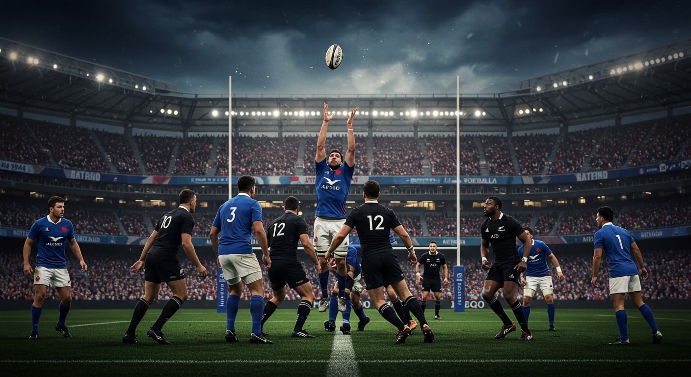 Le XV de France affronte les All Blacks à Hamilton. Découvrez l’heure, la chaîne TV et les clés du match pour vibrer avec les Bleus !