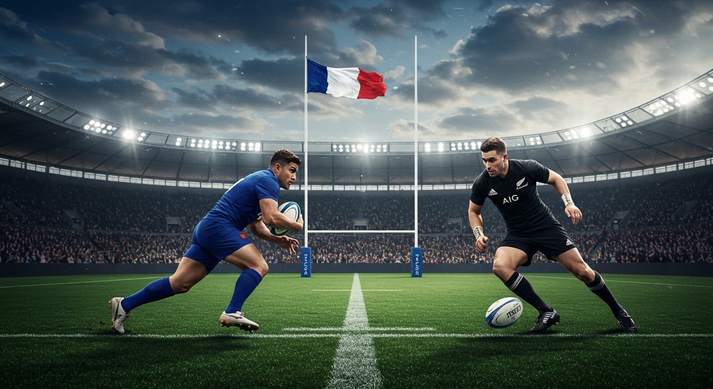 Les Bleus affrontent les All Blacks en Nouvelle-Zélande pour un test-match crucial. Découvrez les enjeux, la compo et les surprises !