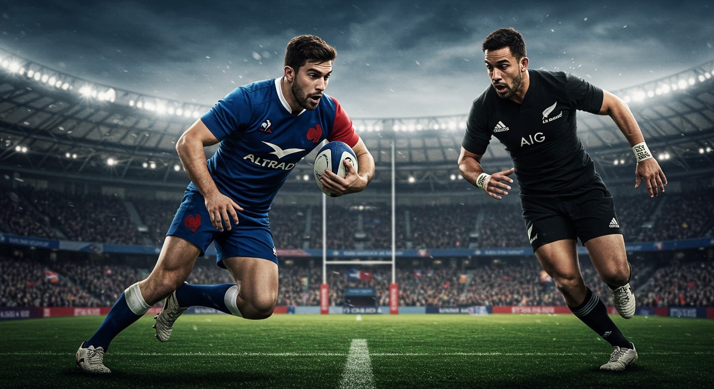 Les Bleus s'inclinent 31-27 face aux All Blacks à Dunedin. Attissogbe et Fischer brillent dans un match intense. Découvrez les temps forts et analyses !
