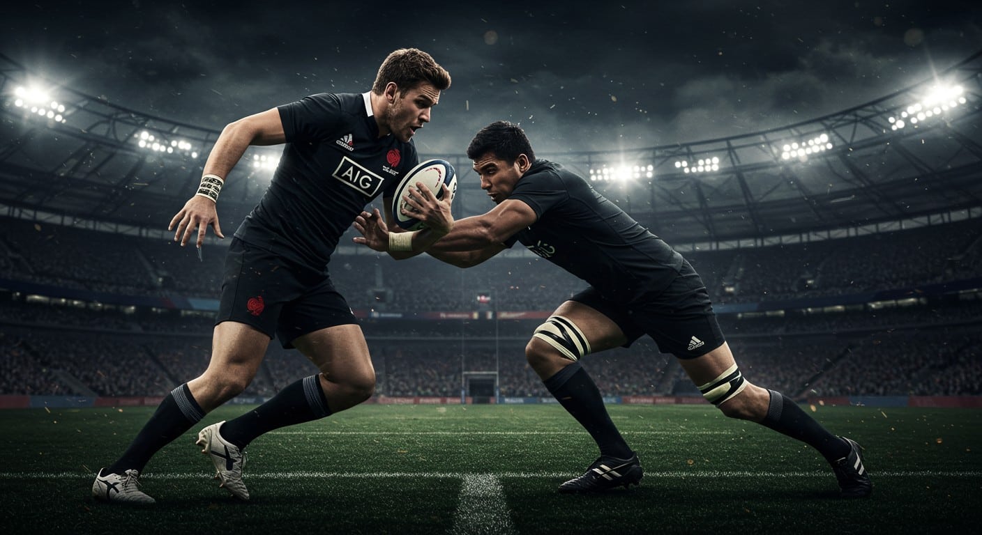 Analyse des performances du XV de France face aux All Blacks. Bochaton brille, Colombe en difficulté. Découvrez les notes et moments clés !