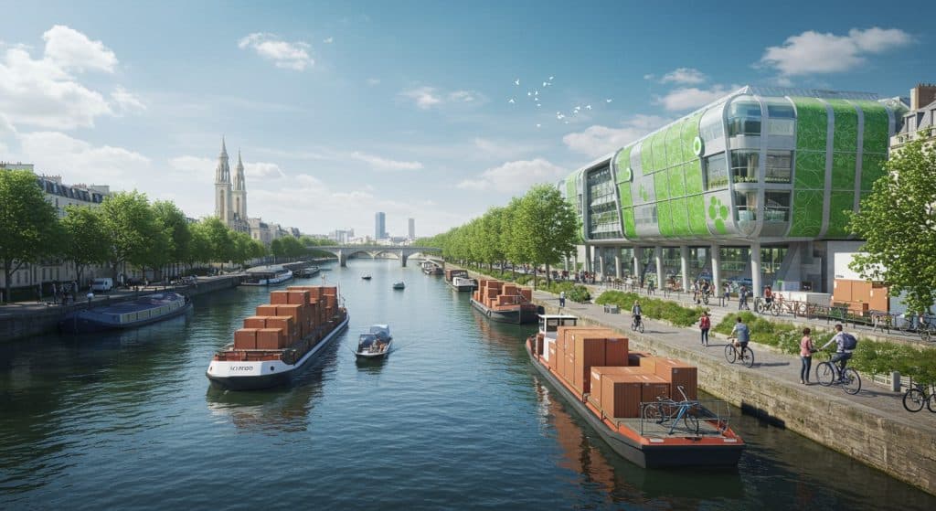 Paris Réinvente Sa Logistique Urbaine Près De La Seine