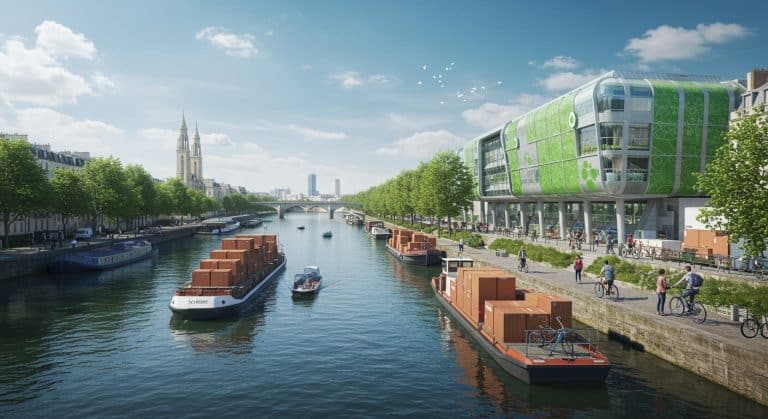 Paris Réinvente Sa Logistique Urbaine Près De La Seine