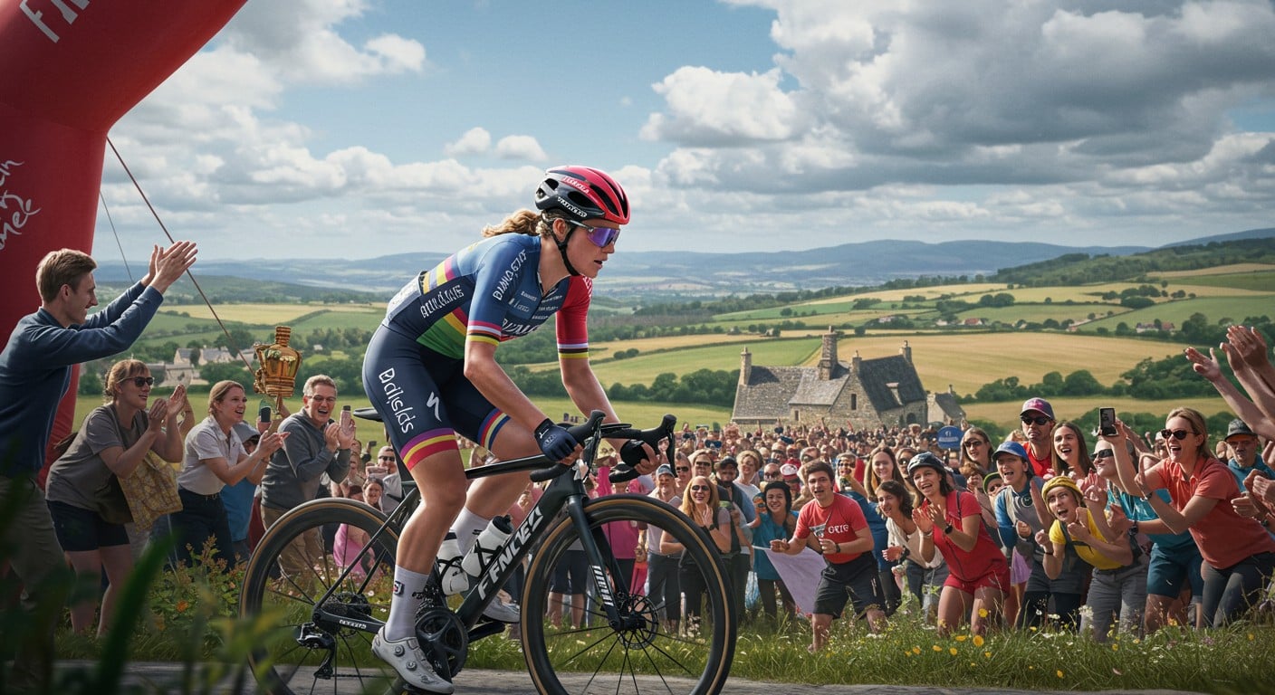 Pauline Ferrand-Prévot impressionne dès sa 1re étape au Tour de France Femmes 2025, offrant victoire et spectacle. Découvrez son exploit !
