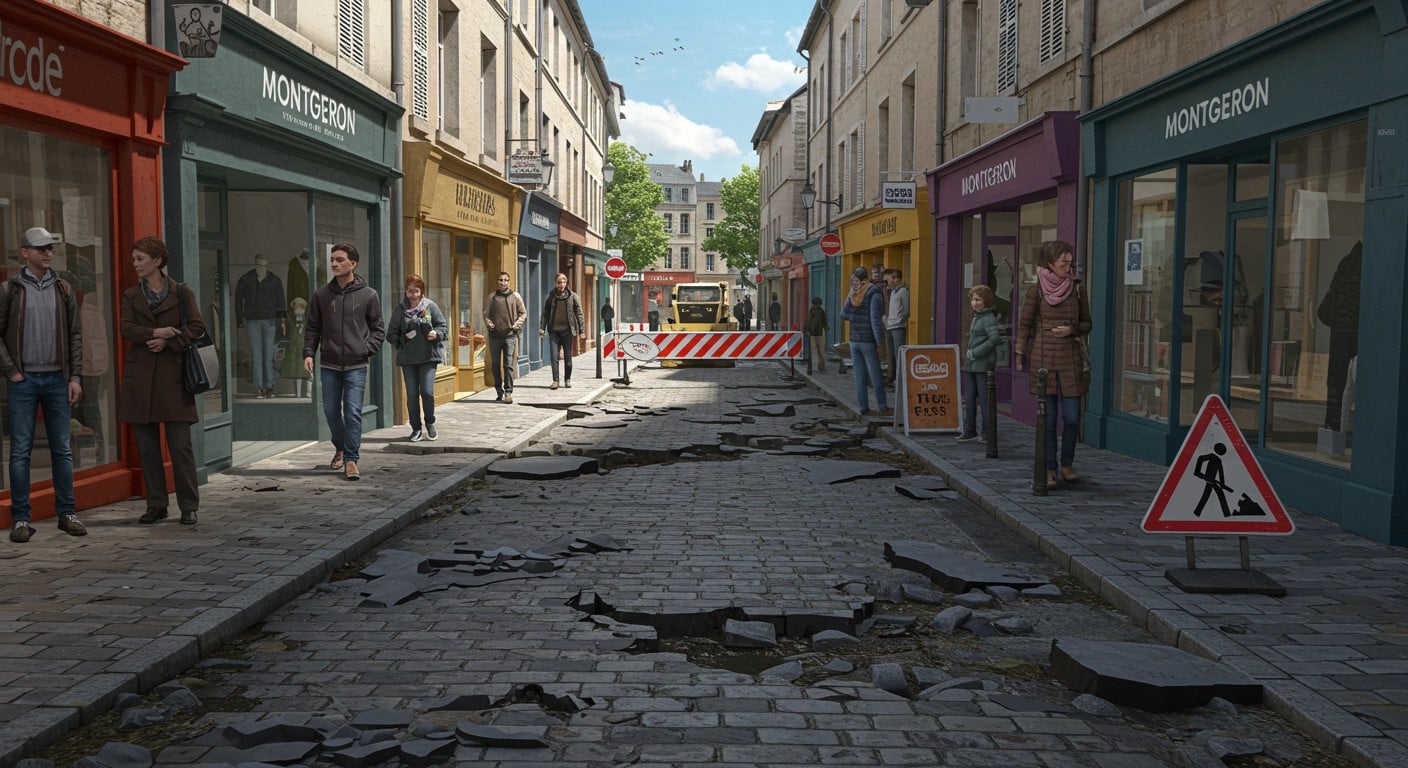 À Montgeron, les pavés de l’avenue commerçante se dégradent sans cesse, exaspérant riverains et commerçants. Découvrez les enjeux et solutions envisagées.