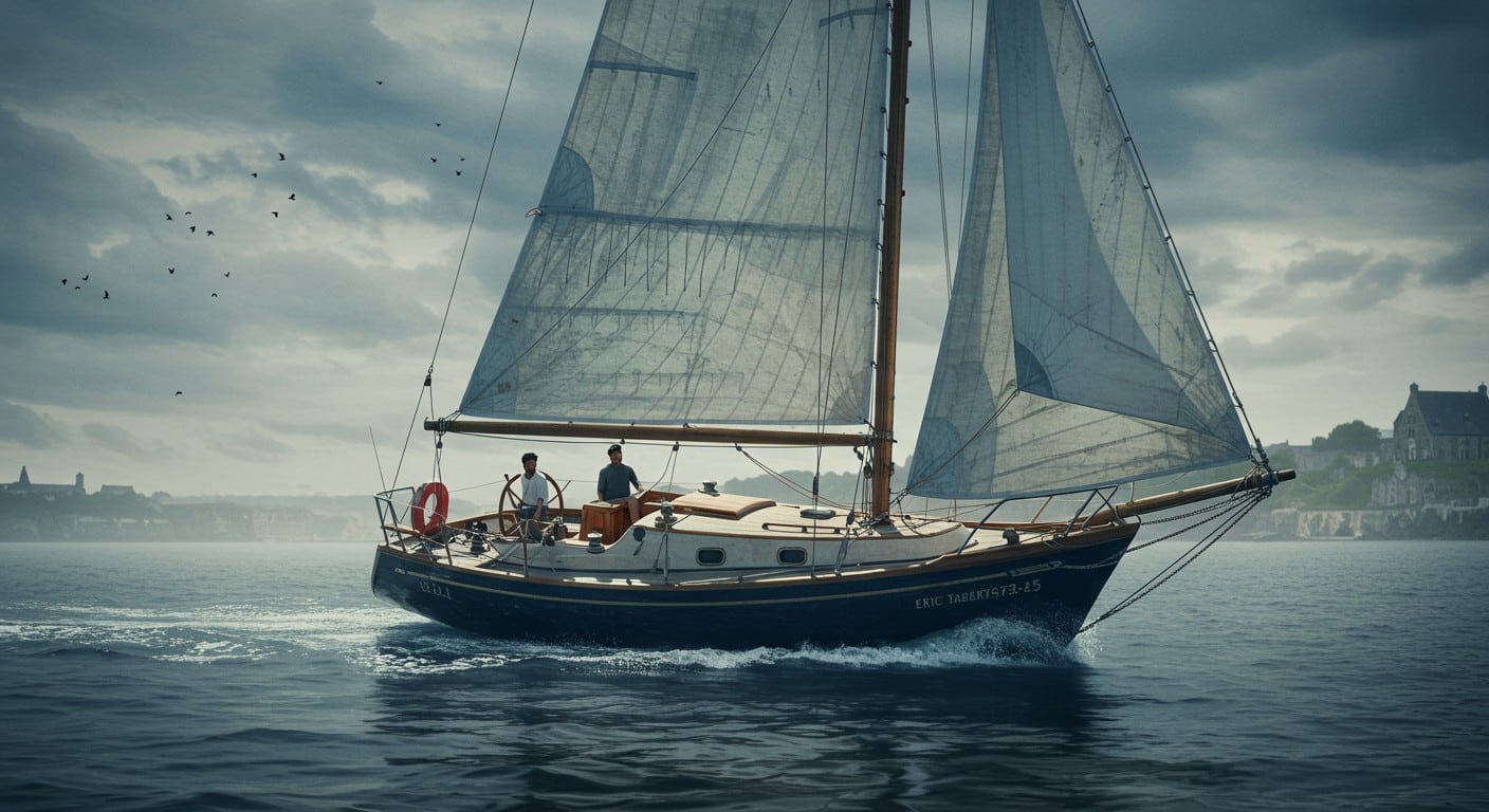 Le voilier Pen Duick, icône d’Éric Tabarly, est candidat au Monument préféré des Français 2025. Découvrez son histoire et son lien avec Gouesnac’h.