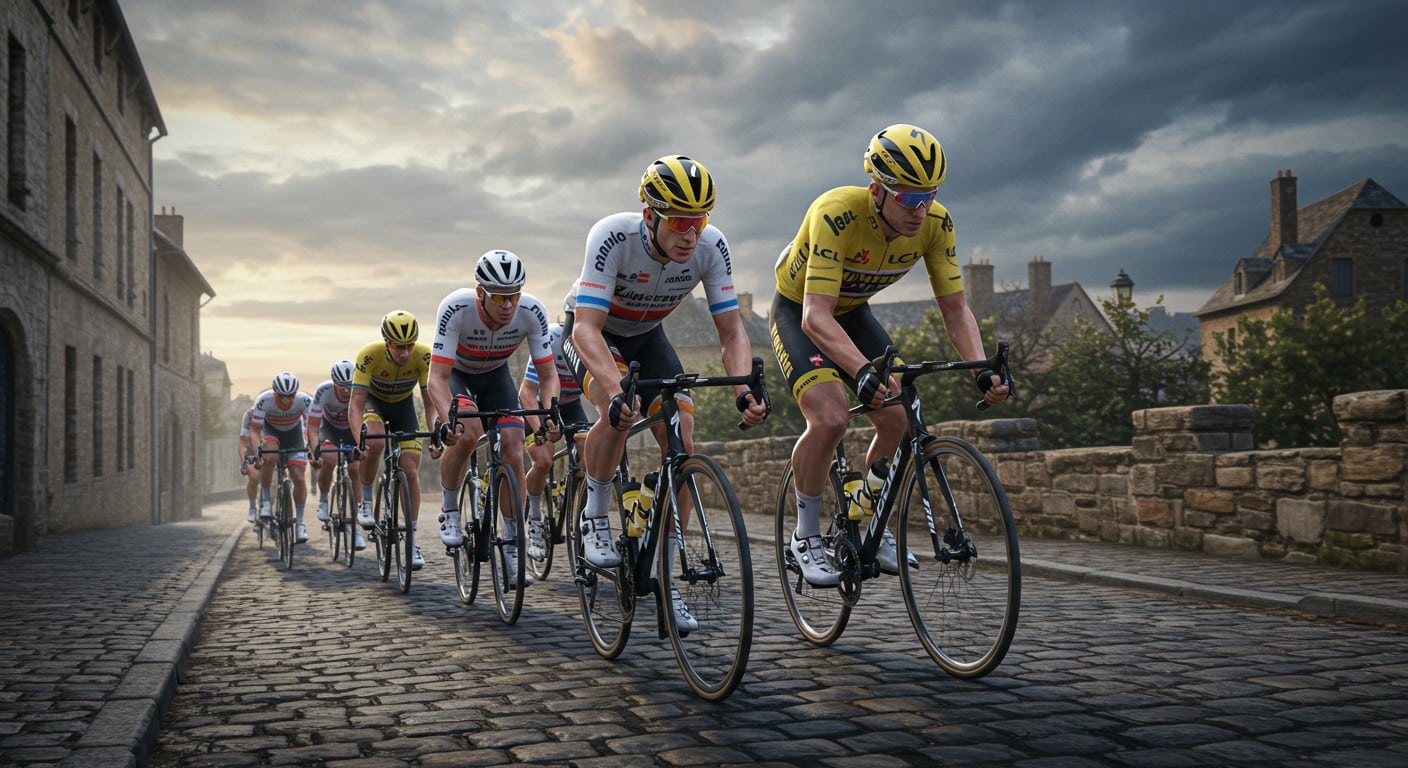Jasper Philipsen et Mathieu van der Poel unissent leurs forces pour conquérir le Maillot Jaune. Découvrez leur stratégie et l'esprit d'équipe qui les propulse.