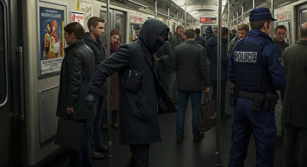 Pickpockets dans les Transports : La Traque Quotidienne