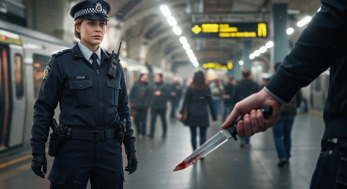 Une policière municipale désarme une femme armée d’un couteau dans une gare bondée. Découvrez son récit poignant et son sang-froid exceptionnel.