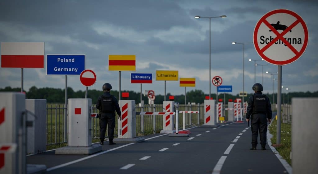 Pologne : Contrôles Frontaliers Schengen avec Allemagne et Lituanie