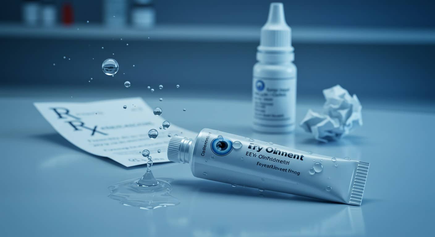 La pommade Vitamine A Dulcis disparaît ! Découvrez pourquoi ce traitement ophtalmique, vendu à 150 000 tubes par mois, est arrêté et quelles sont les alternatives.