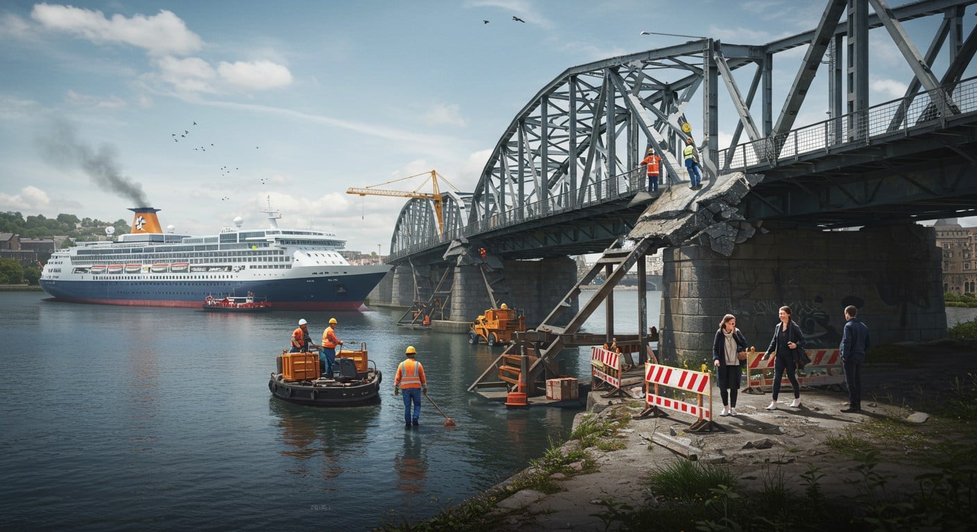 Le pont de L’Île-Saint-Denis, percuté par un bateau, reste fermé jusqu’à l’été 2026. Quels impacts pour les usagers du tram T1 et les automobilistes ?