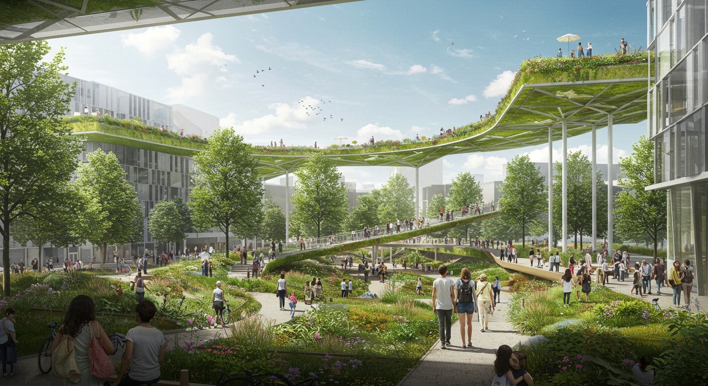 Découvrez la métamorphose de la Porte de la Villette en un parc urbain de 9 ha d’ici 2028, mêlant nature, innovation et mobilité durable à Paris.