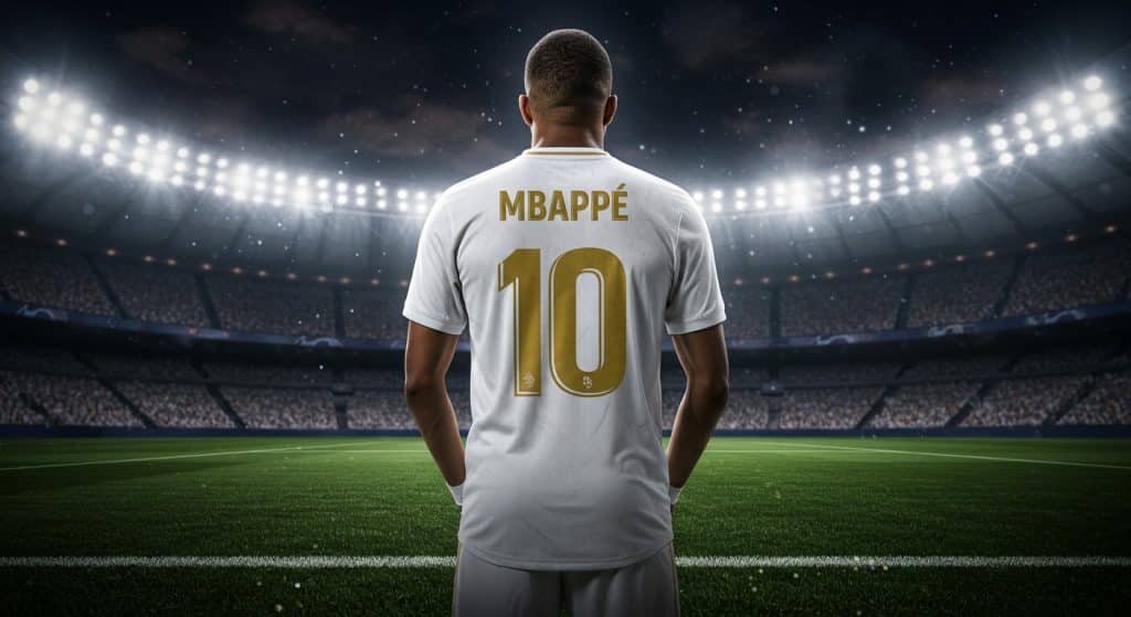 Pourquoi Mbappé Abandonne le Numéro 9 au Real Madrid