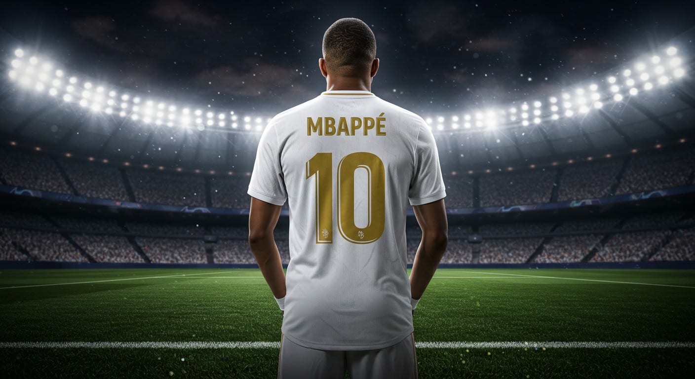 Kylian Mbappé délaisse le numéro 9 pour le 10 au Real Madrid. Découvrez les raisons de ce changement et son impact sur le club et ses fans.