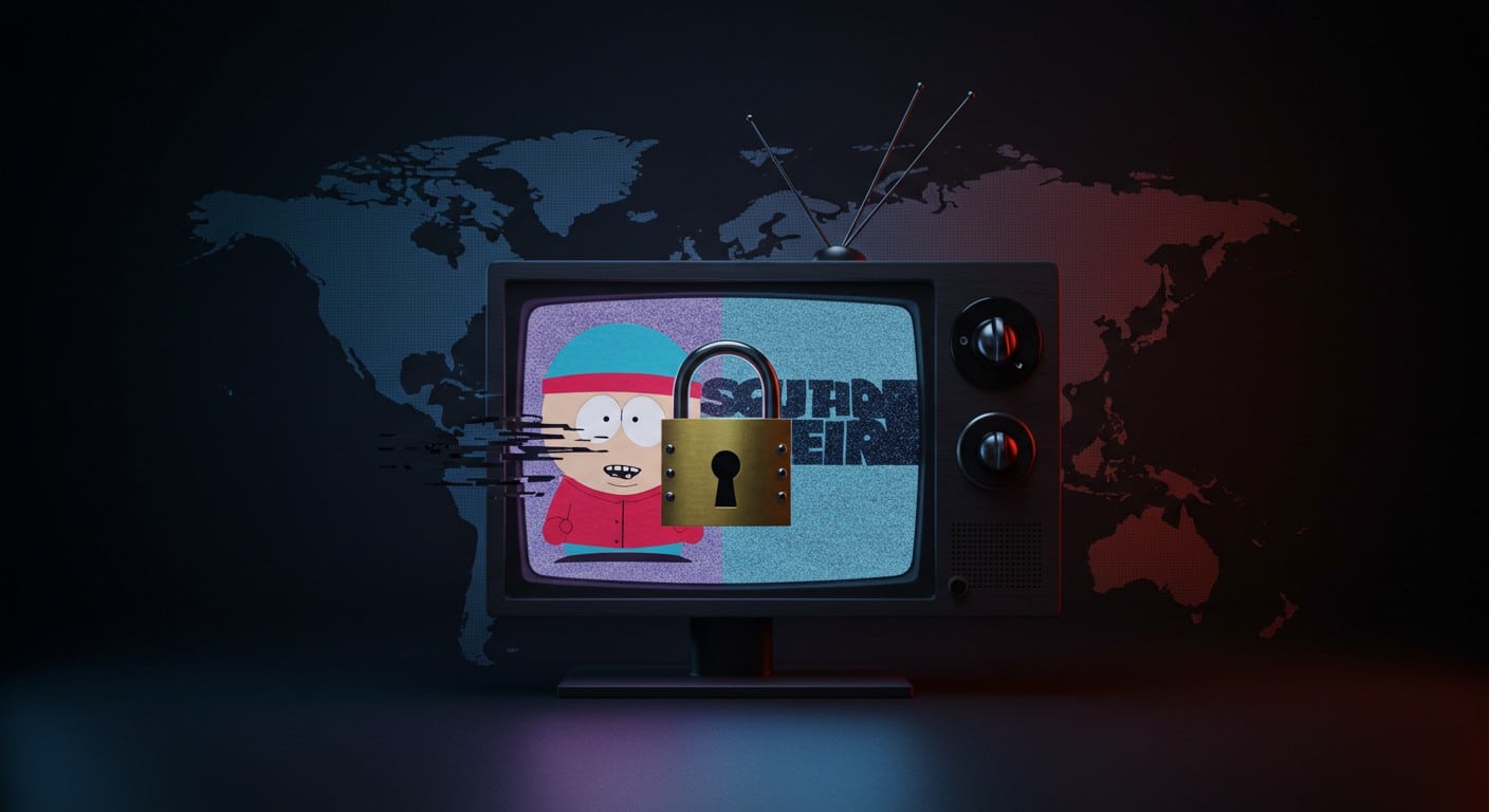 La série South Park n’est plus disponible en streaming hors USA. Découvrez les raisons de ce conflit et son impact sur les fans !