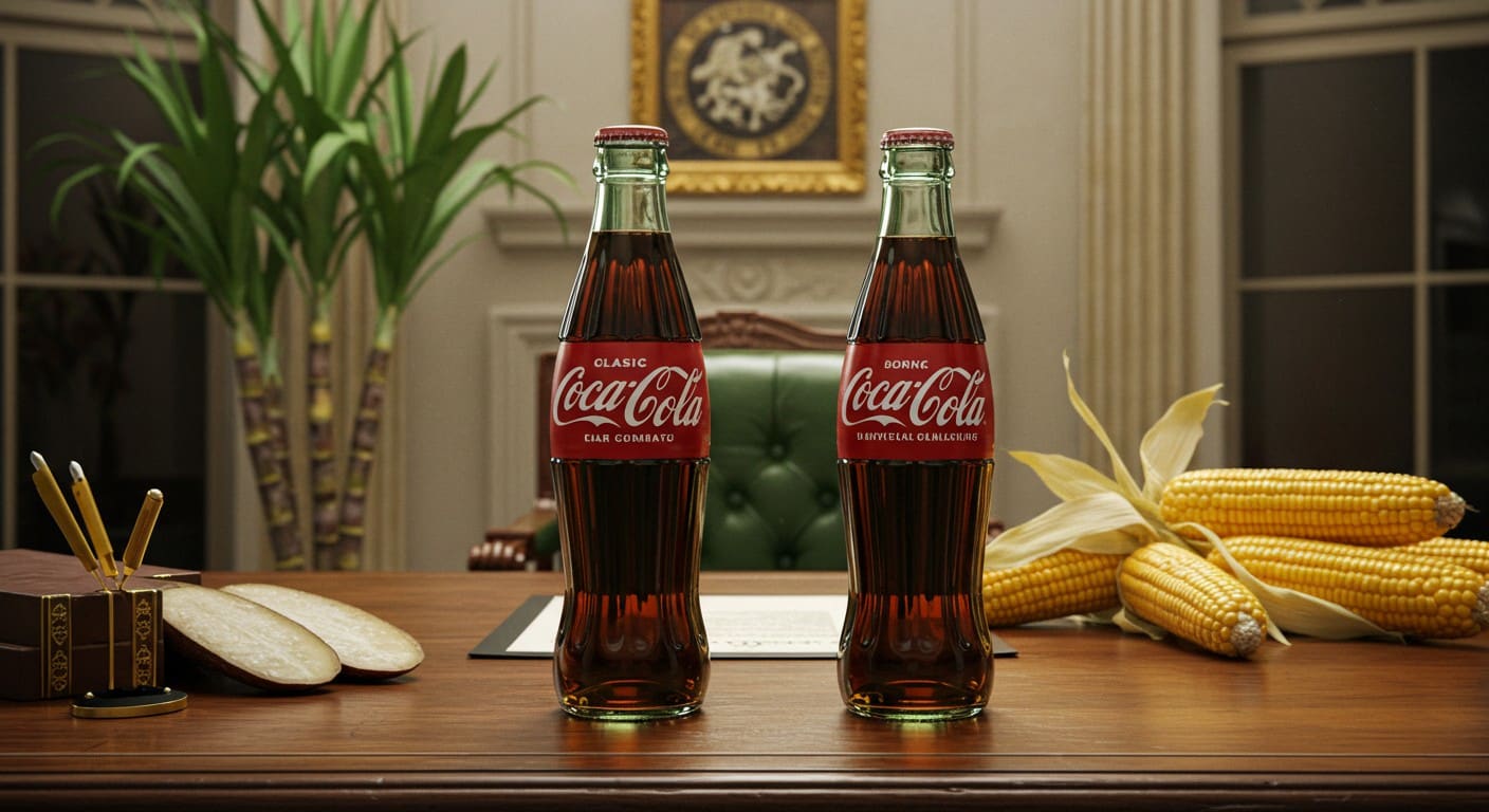 Trump pousse Coca-Cola vers le sucre de canne. Santé, économie ou politique ? Découvrez les raisons derrière cette décision surprenante.