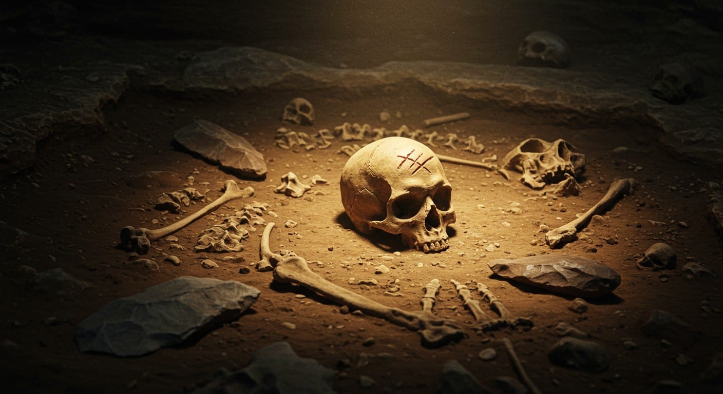Découverte d’un nourrisson décapité il y a 850 000 ans : preuve de cannibalisme chez Homo antecessor ? Explorez ce débat archéologique fascinant.