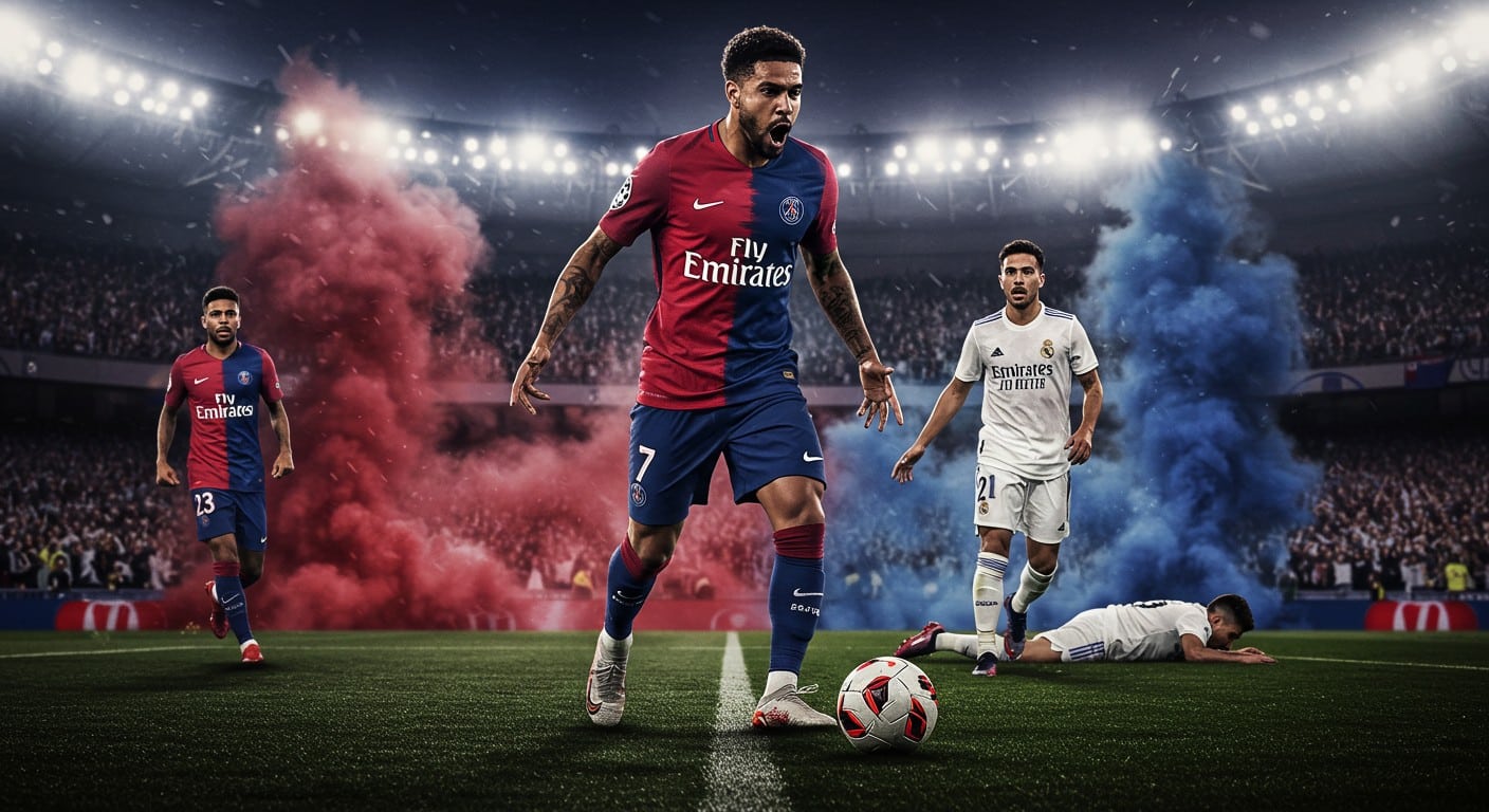Le PSG domine le Real Madrid 4-0 en demi-finale du Mondial des clubs. Ousmane Dembélé éblouit, éclipsant Kylian Mbappé. Découvrez l’analyse du match !