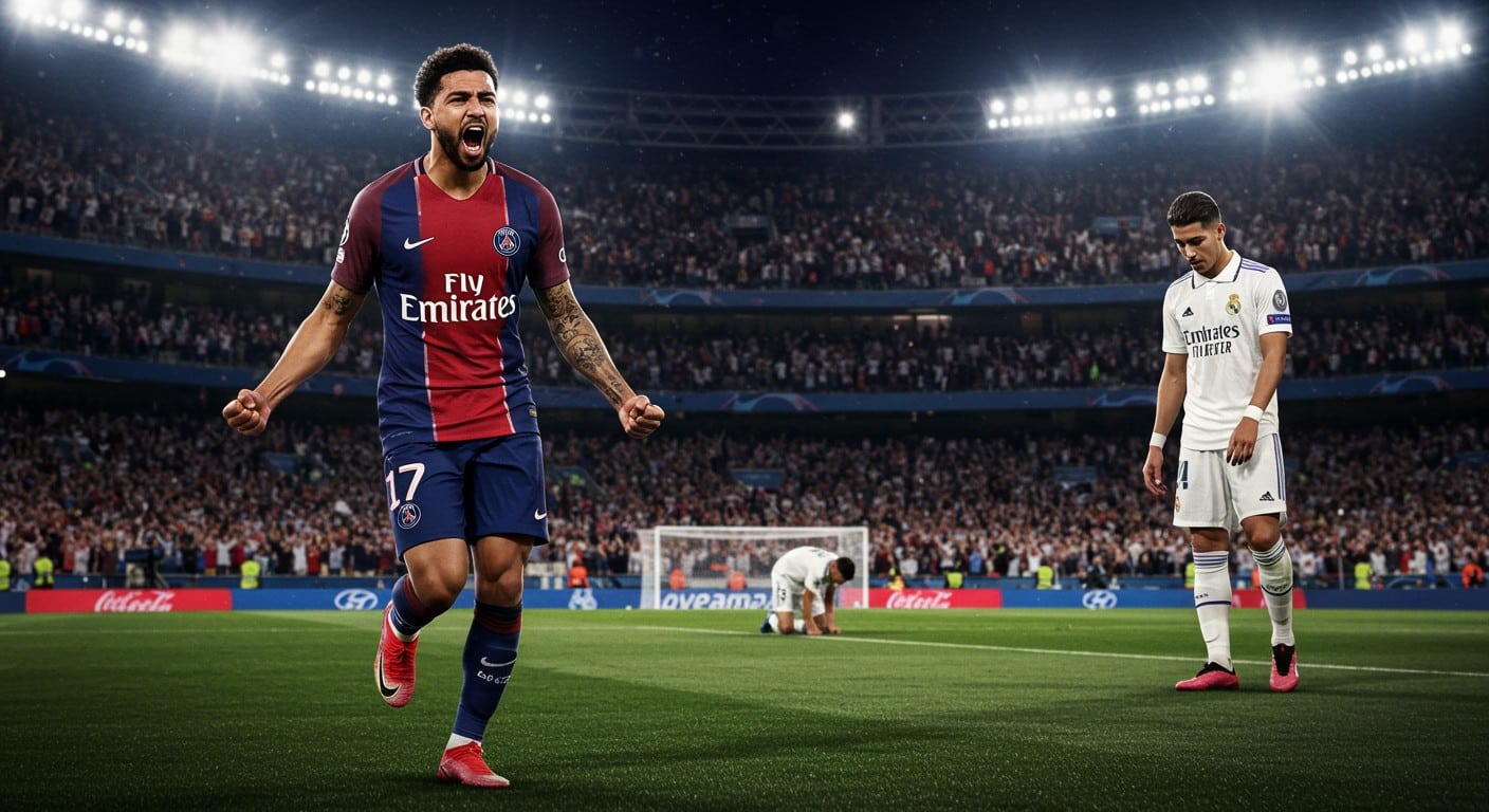 PSG domine Real Madrid 4-0 en demi-finale de la Coupe du Monde des Clubs. Fabian Ruiz éblouit, Mbappé déçoit. Découvrez l’analyse complète !