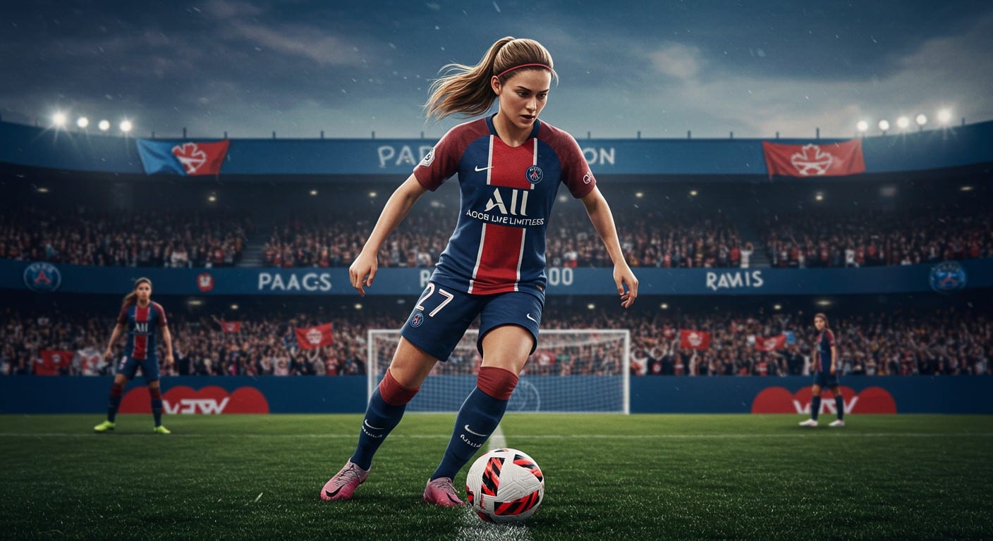 Le PSG féminin recrute Florianne Jourde, jeune star canadienne de 20 ans. Découvrez son parcours et son impact attendu !