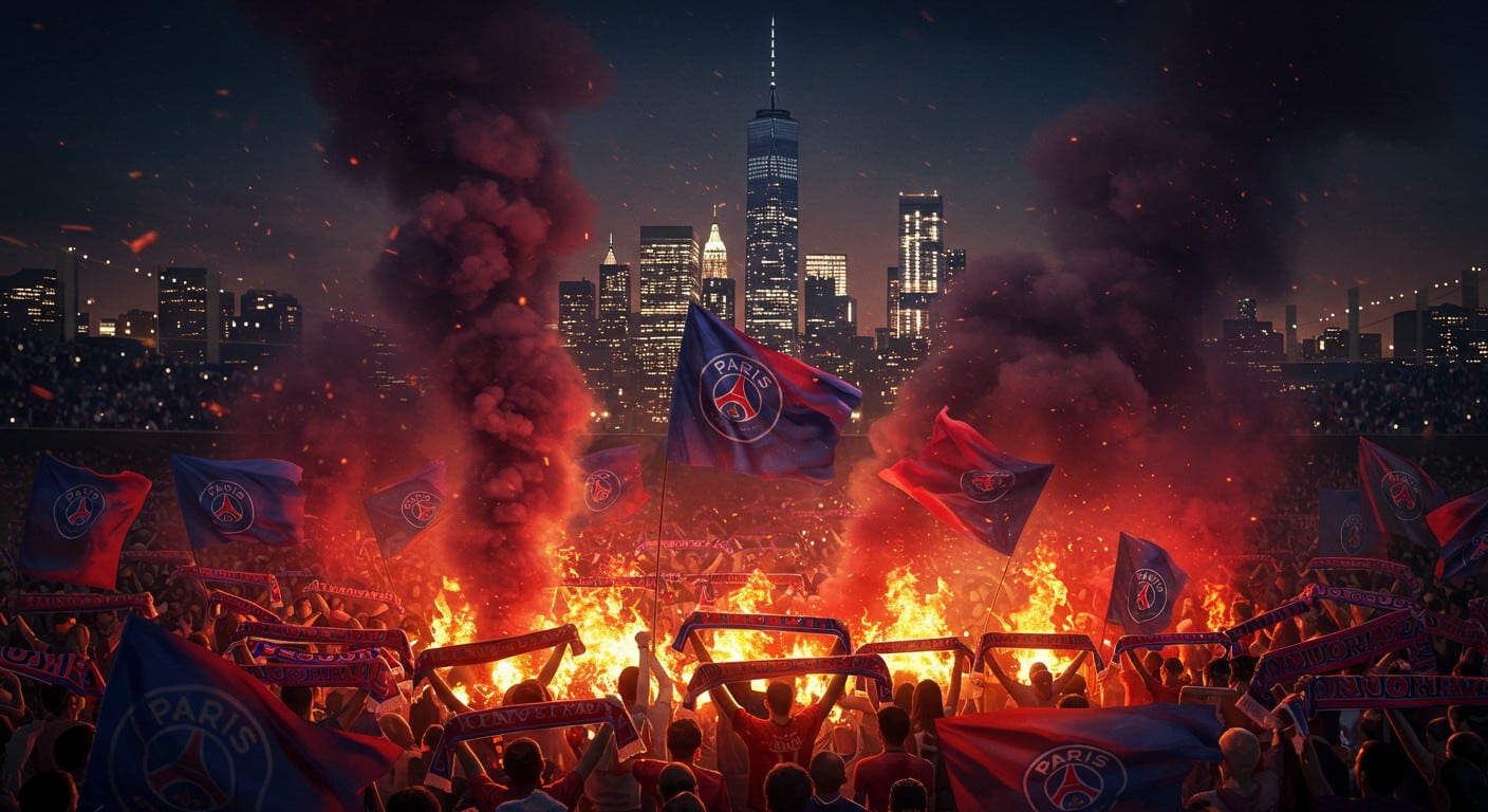 Les fans du PSG enflamment New York lors de la finale de la Coupe du monde des clubs 2025. Découvrez leur passion et l’ambiance unique !