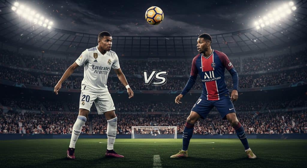 PSG-Real Madrid : Mbappé Titulaire, Duel Épique en Vue