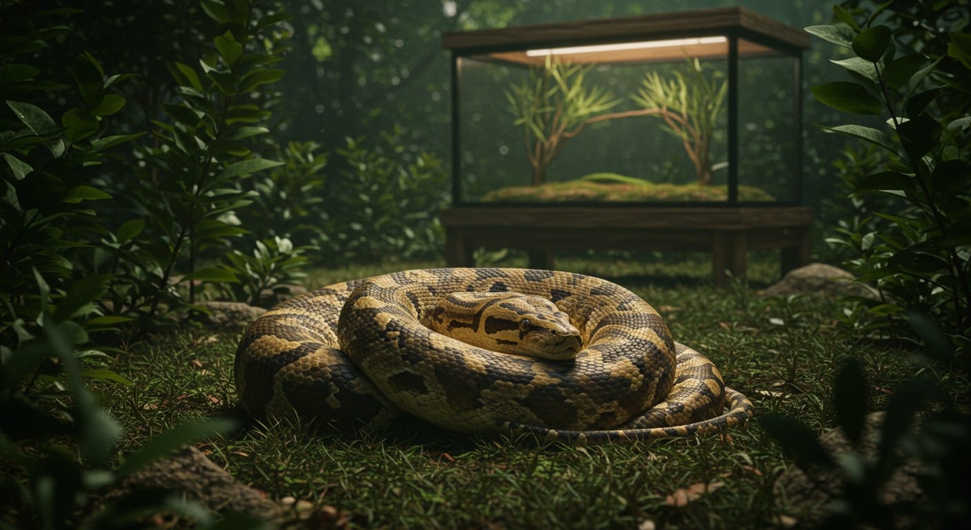 Un python de 1,70 m s’échappe à Montendre ! Retrouvé faible, Cookie intrigue. Découvrez son aventure et les serpents en captivité.