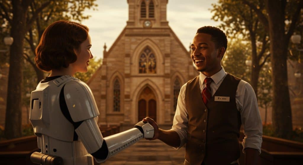 Quand une Actrice Star Wars Épouse un Barman à Vichy