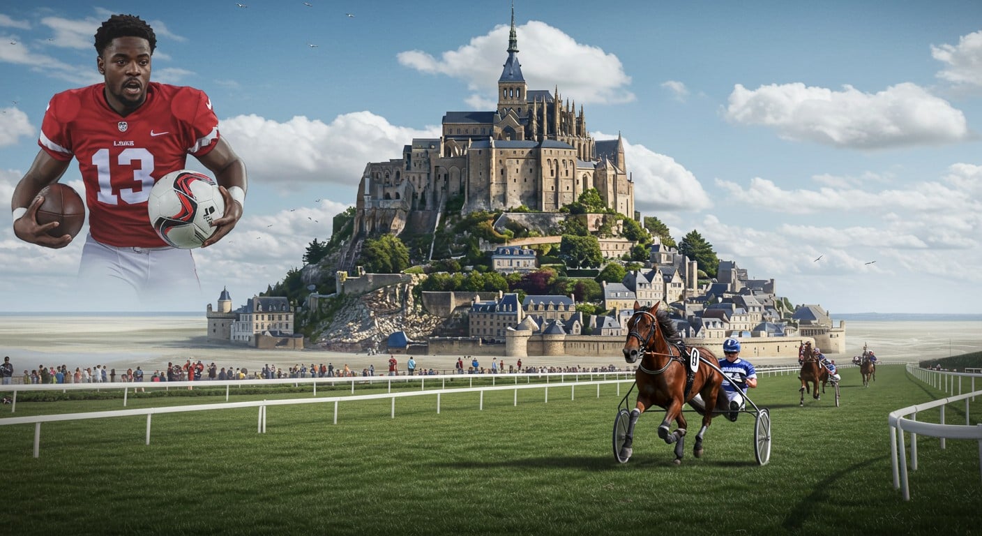 Du foot aux courses : découvrez comment un joueur du Stade Rennais vit sa passion pour les trotteurs au Mont-Saint-Michel. Un quinté à ne pas manquer !