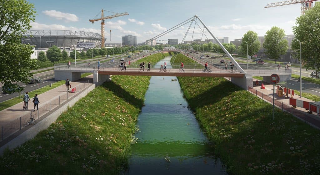 Reims : Suspension de la Passerelle Cyclo-Piétonne, un Projet en Sursis