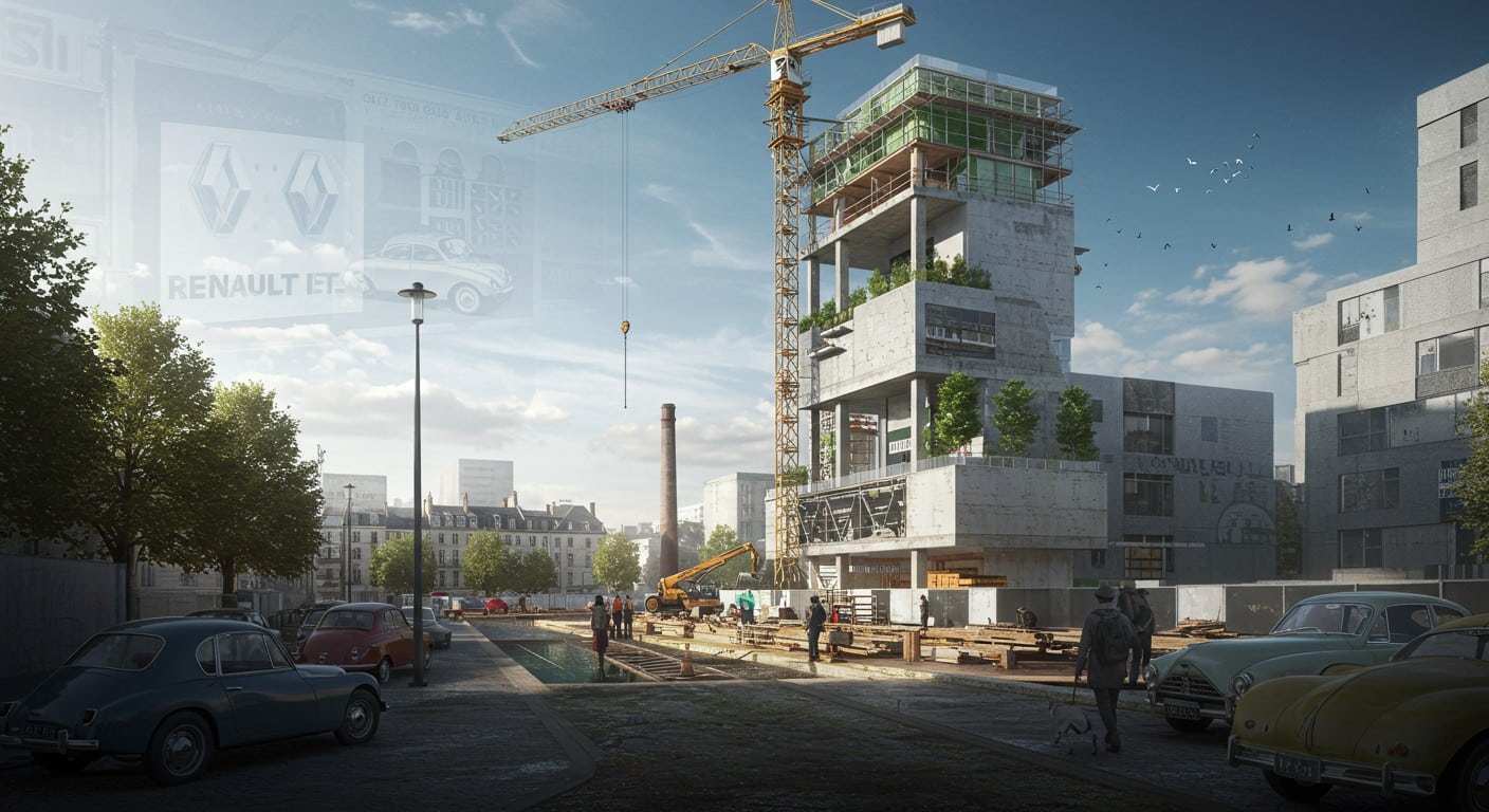 Renault retrouve Boulogne-Billancourt avec un nouveau siège en 2026, marquant un retour symbolique 33 ans après la fermeture de ses usines.