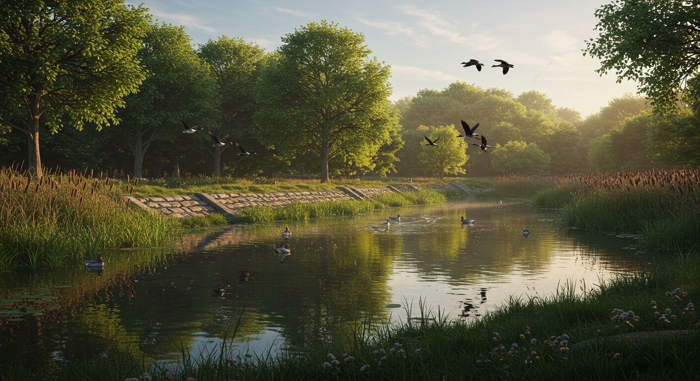 Découvrez comment l’étang de Perruchet, joyau du Perche, renaît grâce à une restauration ambitieuse pour préserver la biodiversité et accueillir les oiseaux migrateurs.
