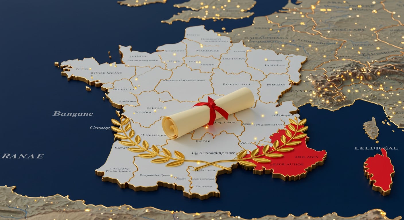 Taux de réussite au bac 2025 : découvrez les académies et départements qui brillent avec des scores proches de 100%. Analyse détaillée par voie et région.