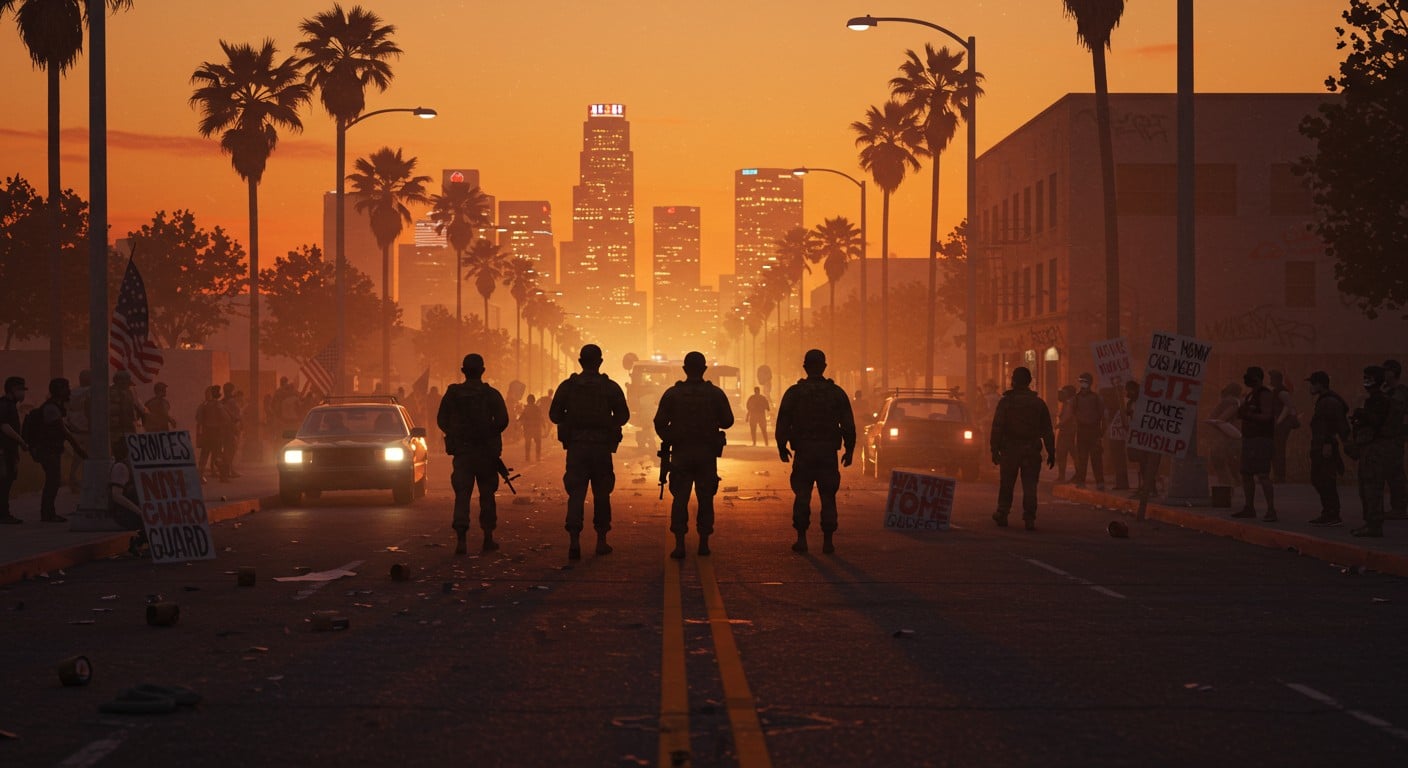 2000 gardes nationaux quittent Los Angeles après un mois de tensions. Pourquoi ce retrait ? Quelles implications pour la ville et la politique migratoire ?