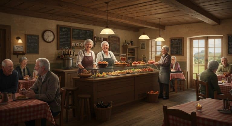 Retraités Redonnent Vie À Un Village Avec Leur Bistrot