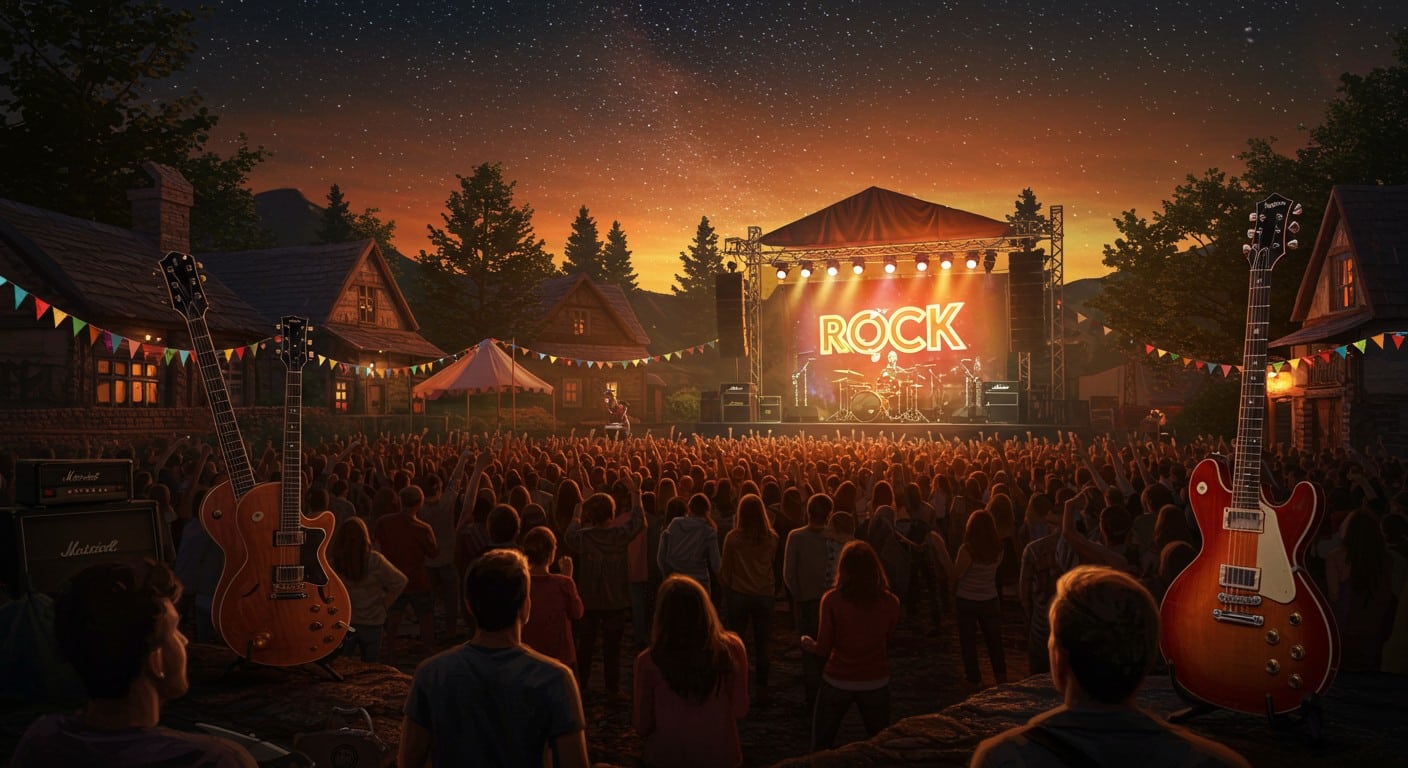 Découvrez la全世界: Le festival RockFontaine, une première édition vibrante à Mortefontaine-en-Thelle, mêle rock et convivialité dans un village de 1 000 âmes.
