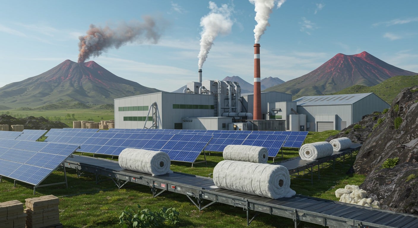 Rockwool engage 100M€ en Auvergne pour verdir sa laine de roche, réduisant ses émissions de CO₂. Découvrez cet investissement durable !