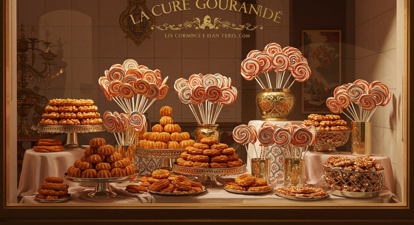 La Cure Gourmande renaît grâce à la rousquille catalane ! Découvrez comment cette confiserie a sauvé les sucettes à l’anis. Une histoire savoureuse !