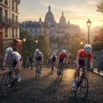 Rue Lepic : Les Fous du Vélo Défient la Butte Montmartre