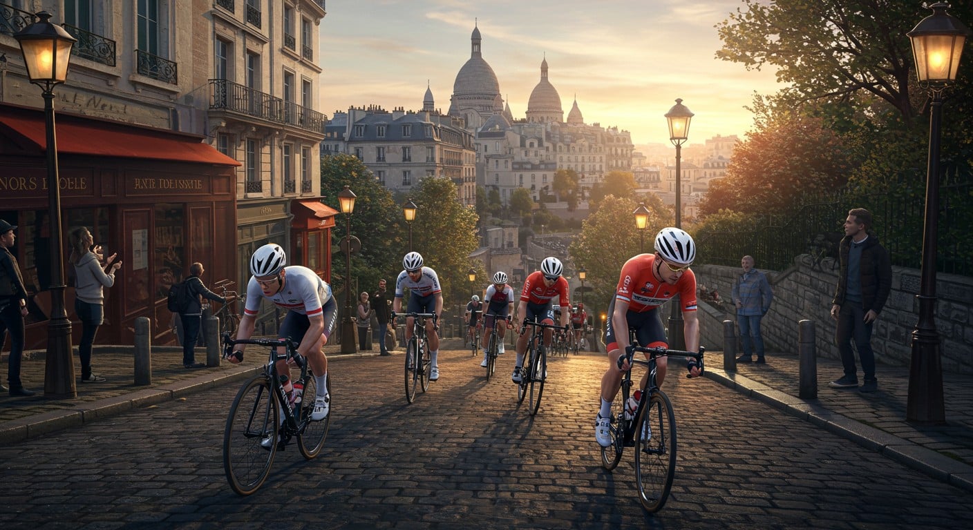 Qui sont ces cyclistes passionnés qui gravissent la rue Lepic à Paris ? Découvrez leur quête de records et leur amour pour la butte Montmartre.