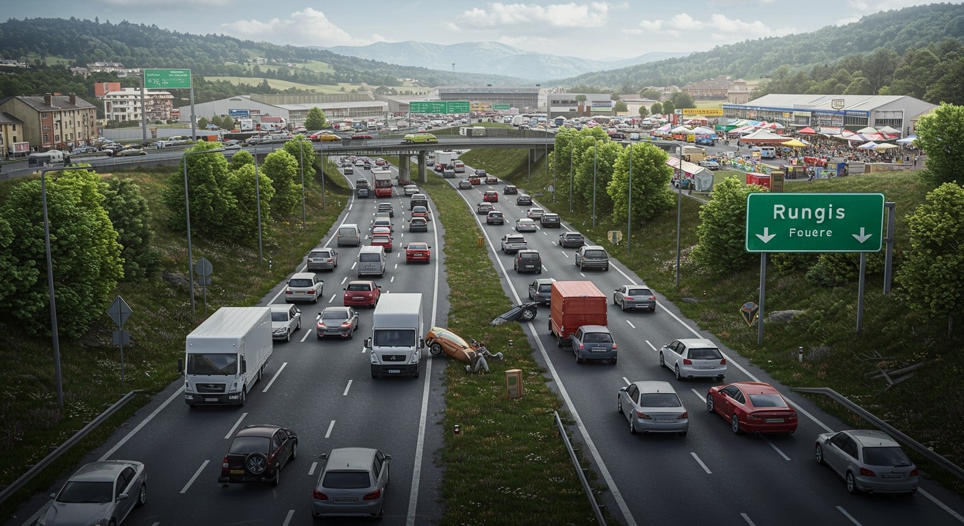 Rungis lutte contre les bouchons monstres qui emprisonnent ses habitants. Découvrez les solutions : travaux sur l’A86, nouvelle entrée au MIN, et plus encore.