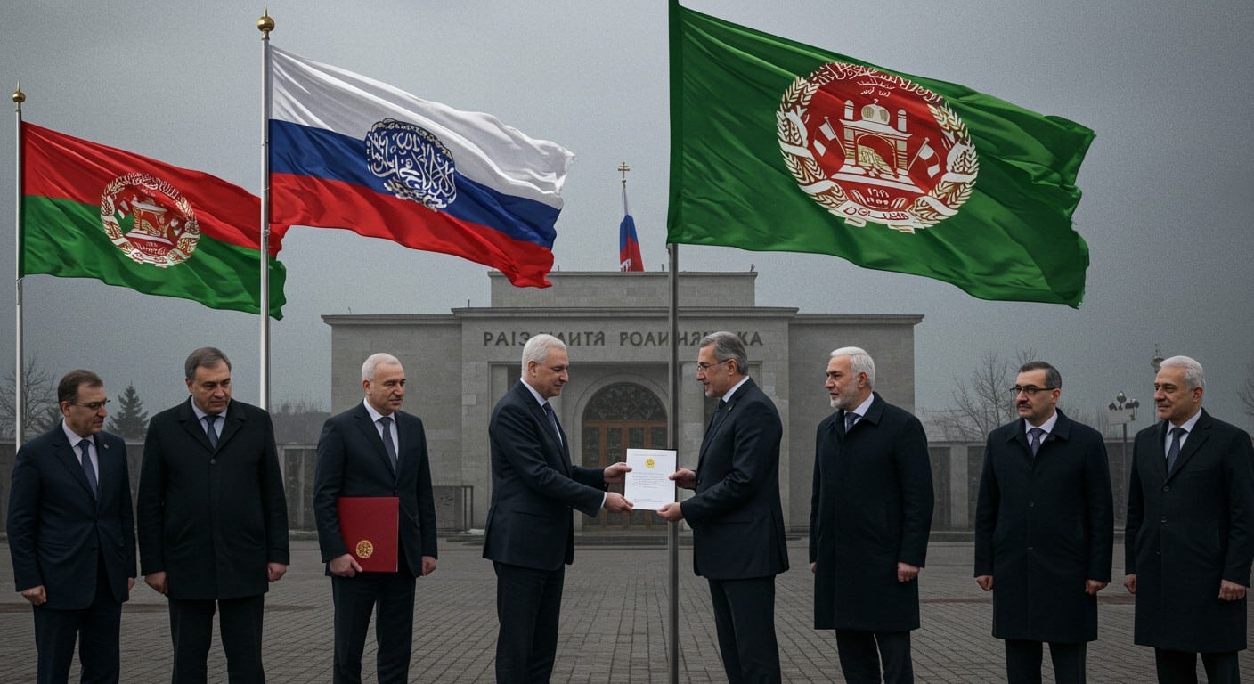 La Russie, premier pays à reconnaître les talibans en Afghanistan, marque un tournant diplomatique. Quelles implications pour la région ?