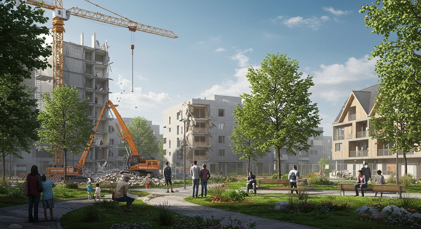 Découvrez la transformation du quartier des Diablots à Saint-Leu-la-Forêt : nouveaux logements, espace vert et dynamisme retrouvé. Une mue urbaine à suivre !