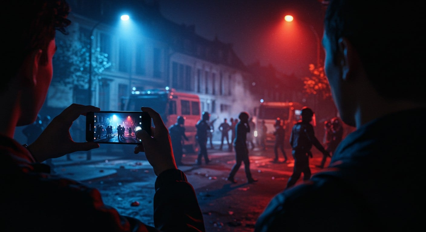 À Sartrouville, filmer des policiers sous tension peut coûter cher. Découvrez pourquoi deux jeunes ont été condamnés et ce que cela révèle sur la société.