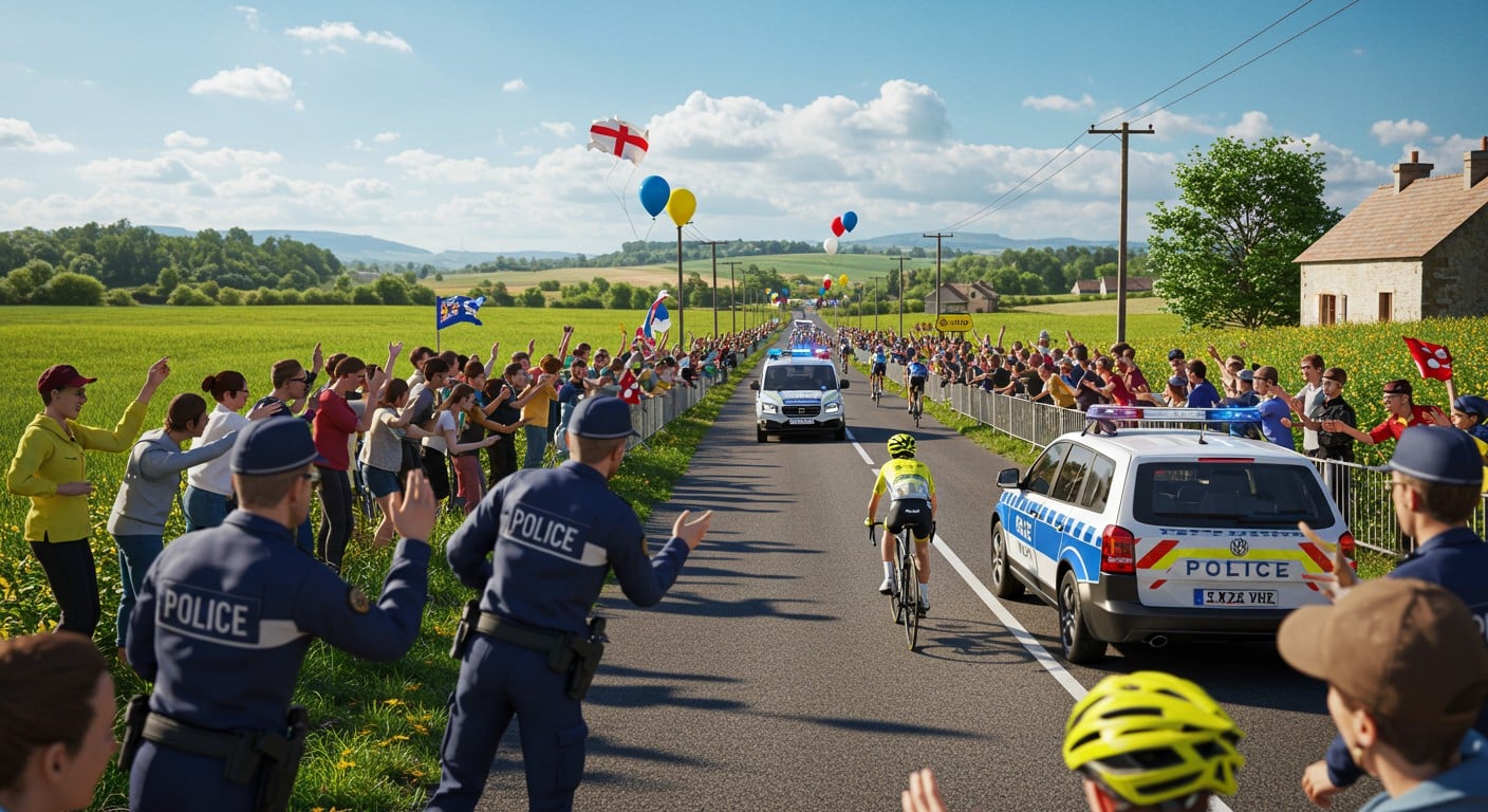 Découvrez le dispositif sécuritaire du Tour de France 2025, entre gendarmes, policiers et défis quotidiens pour protéger coureurs et spectateurs.