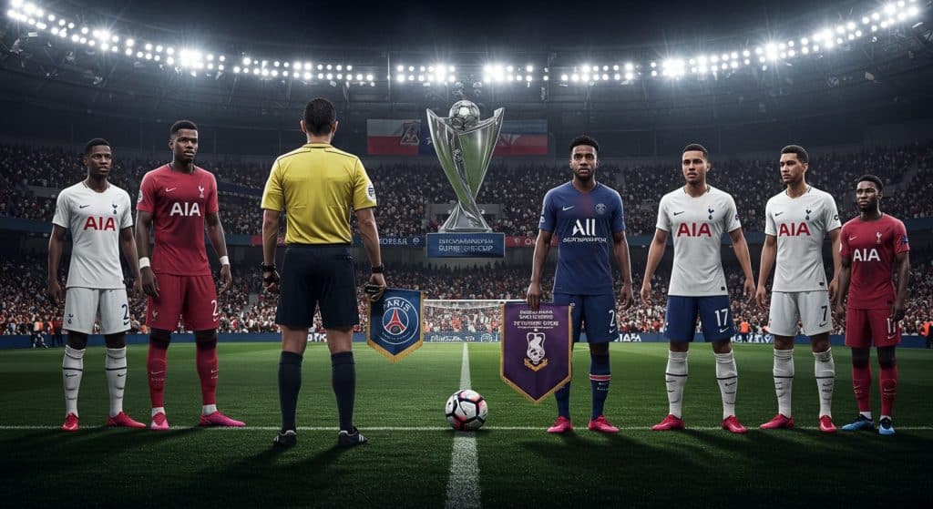 Supercoupe d’Europe 2025 : PSG-Tottenham, Arbitre et Enjeux