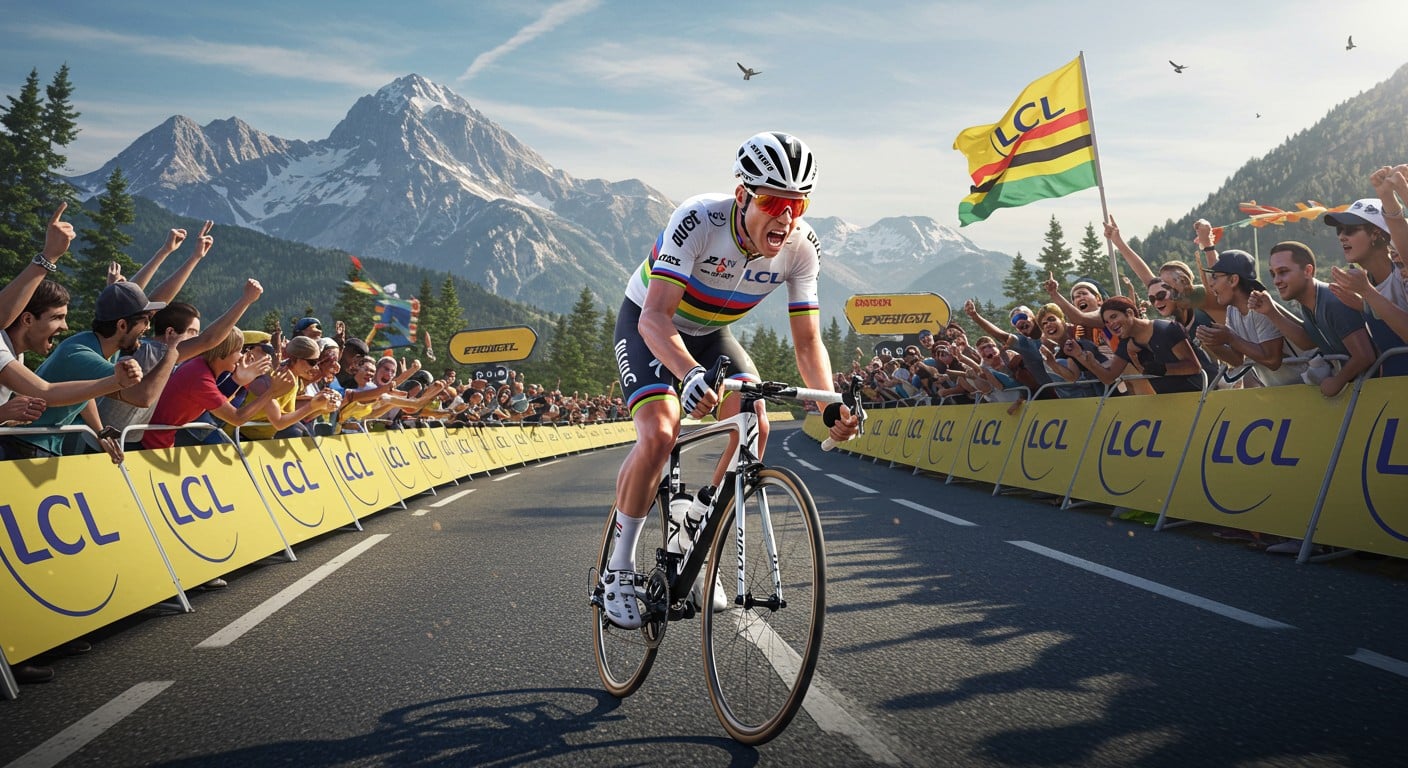 Tadej Pogacar atteint 100 victoires au Tour de France 2025, un exploit monumental. Découvrez son parcours, ses rivaux et son ambition sans limite.